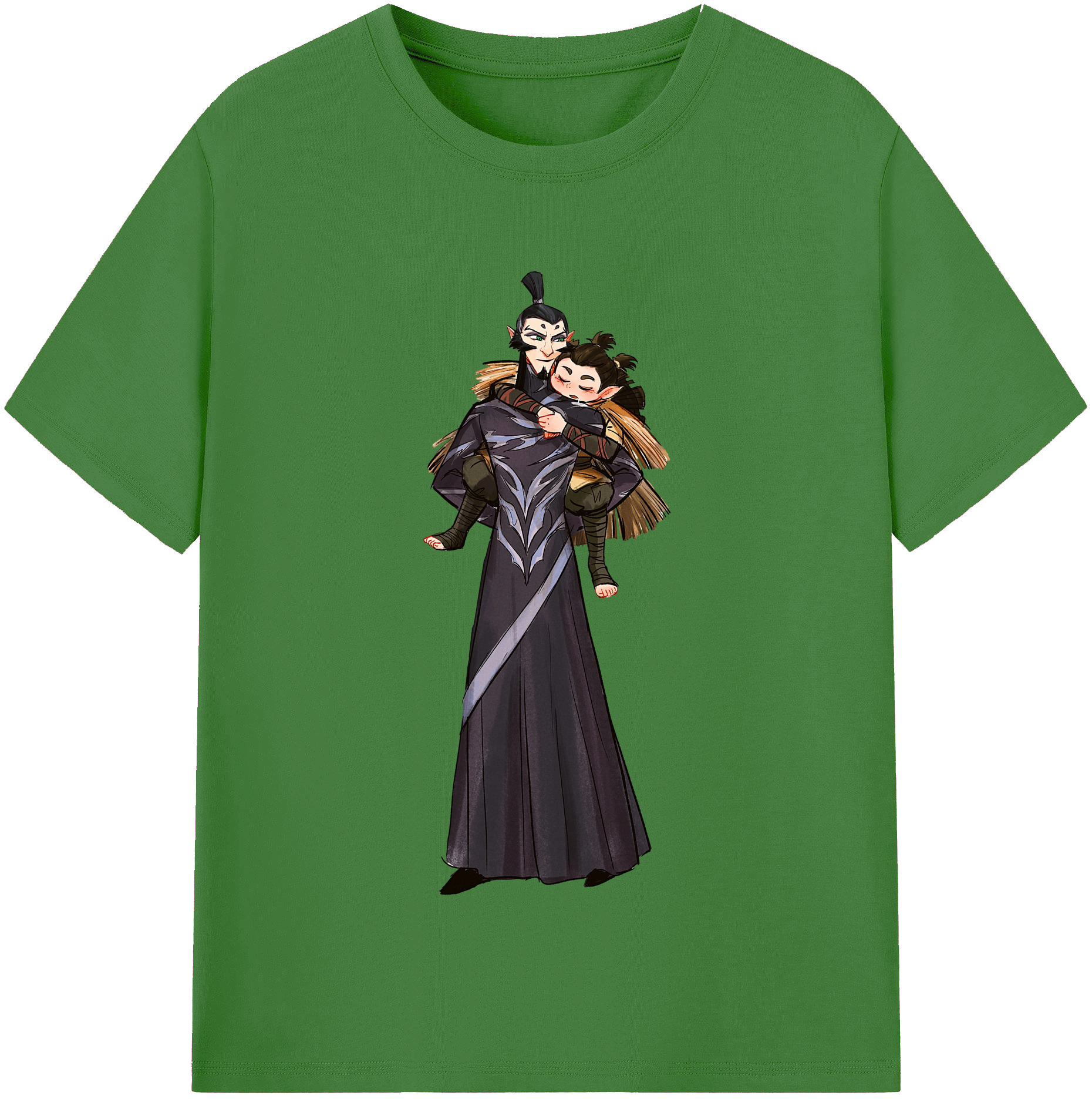 （画像用） Ne Zha 2 ナタ 魔童の大暴れ レディースカジュアルプリントTシャツ（綿100％）